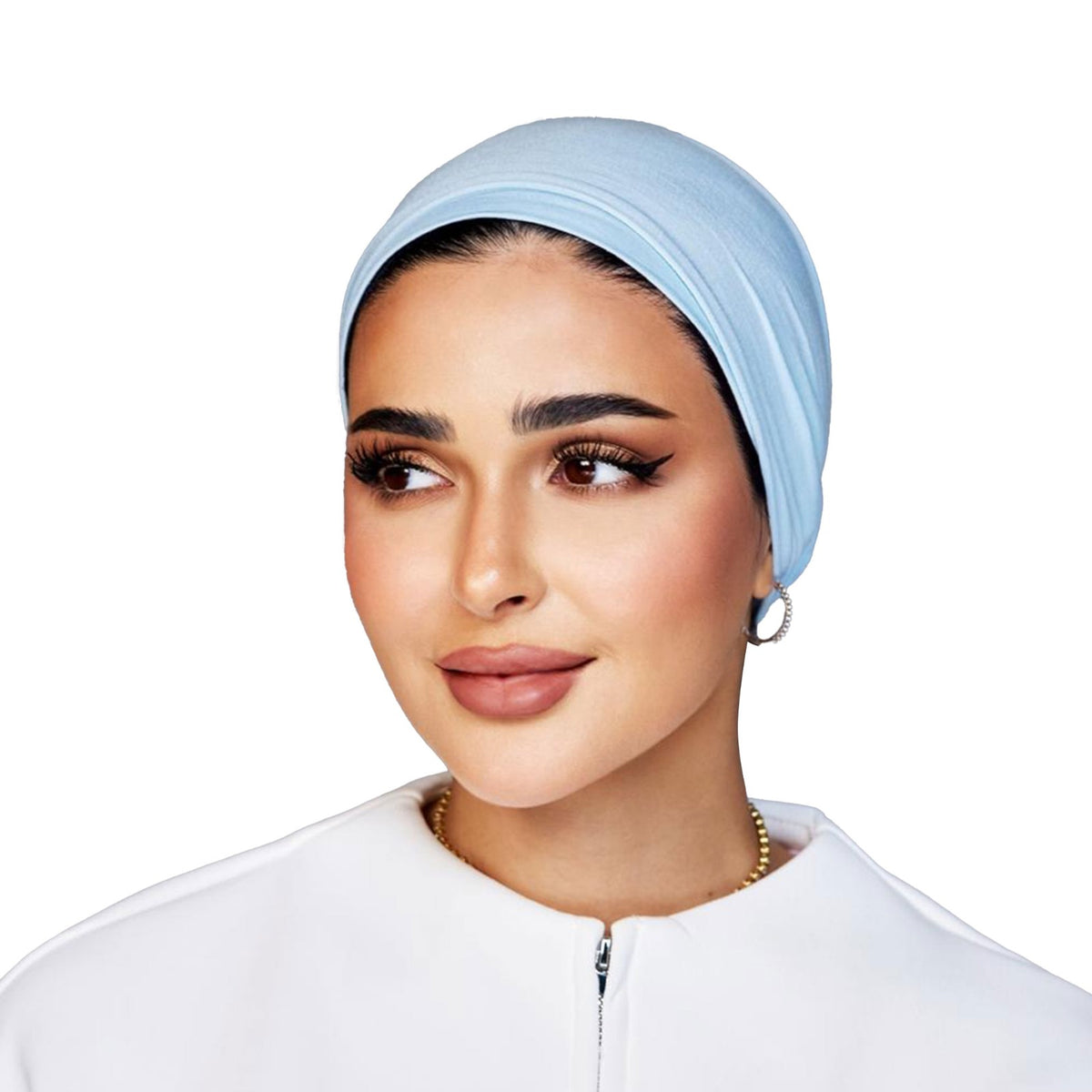 Signature Sky Blue Cotton Turban