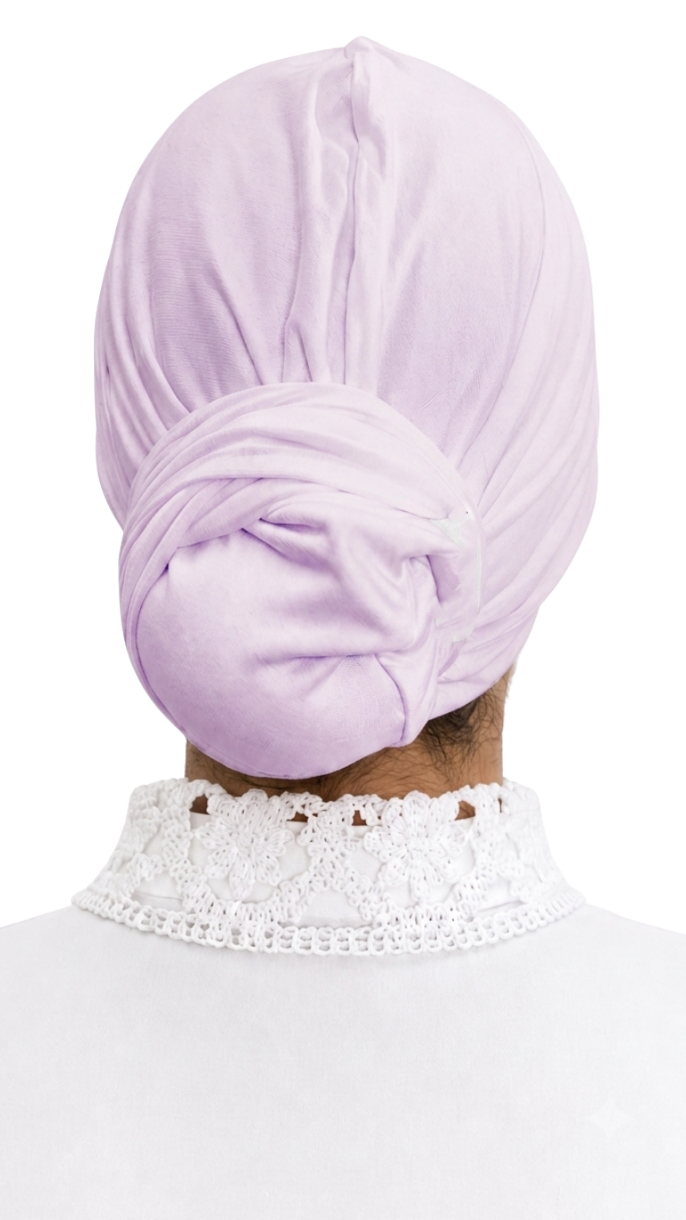 Wrap Soft Lavender Turban