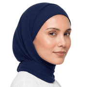 Navy Blue Cotton Scarf