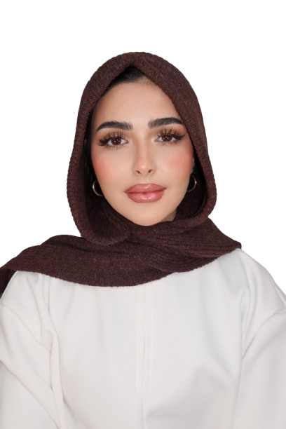 Brown Wool Winter Scarf