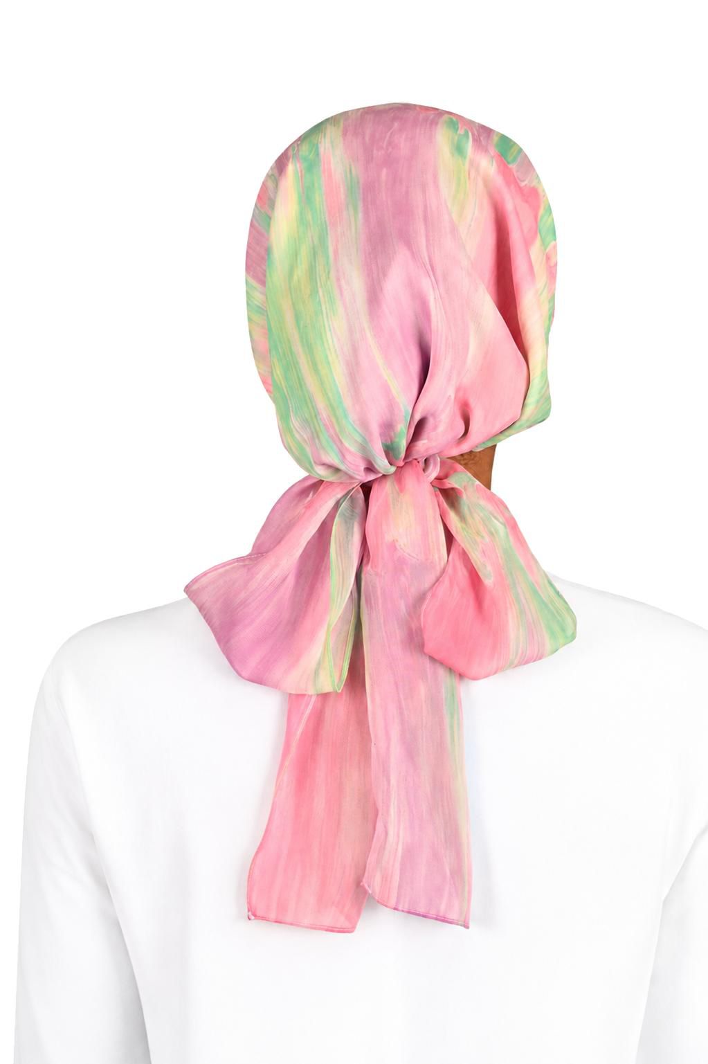 Chiffon Scarf – Coral Waves