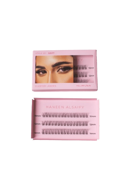 Cluster lashes - Soft from haneen alsaify