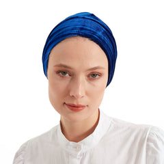3 Turbans, Beige & Black Velvet + 1 Color of Your Choice