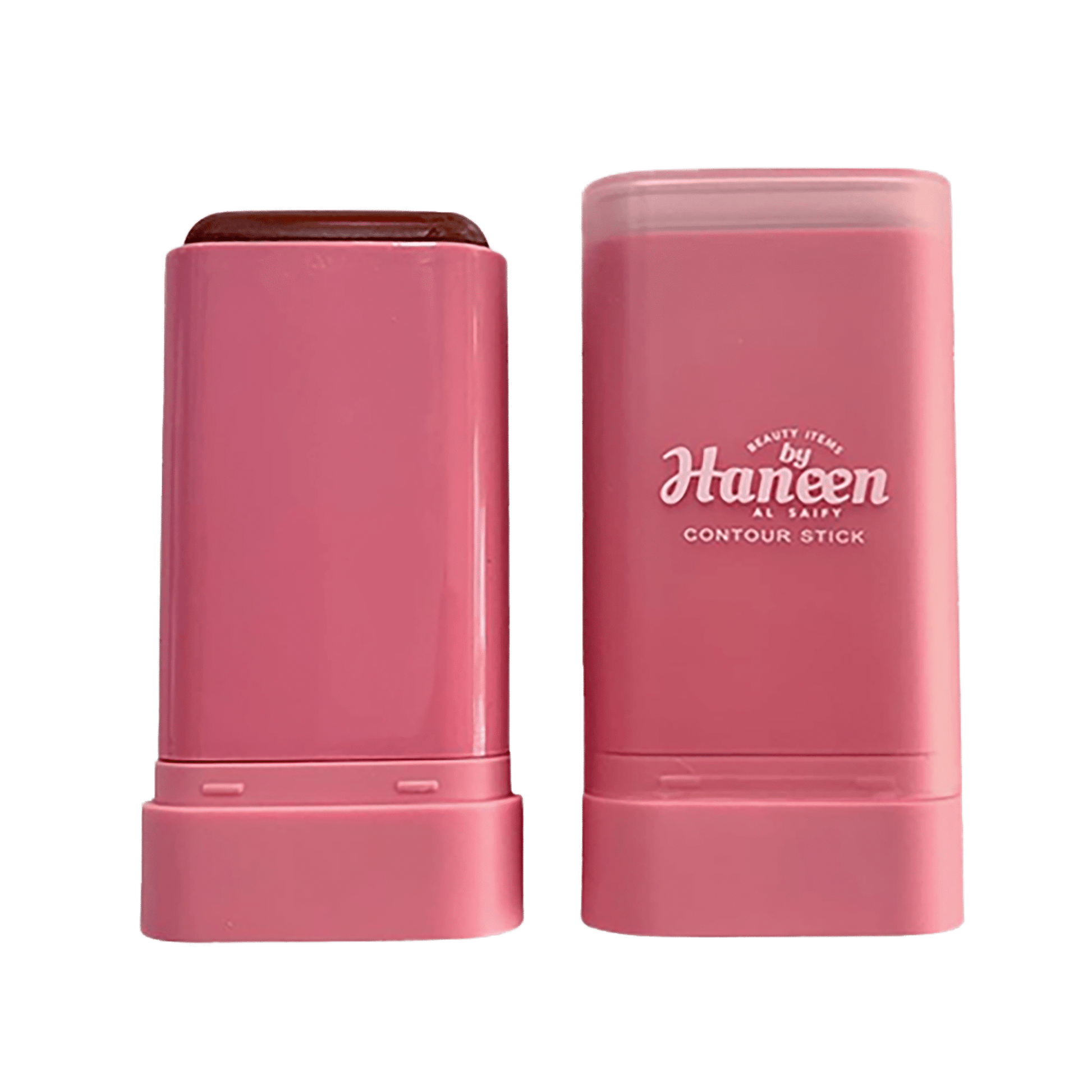 Pink contour stick with Hancen branding on a white background