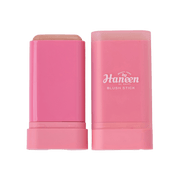 Pink blush stick with 'Haneen' branding on a white background