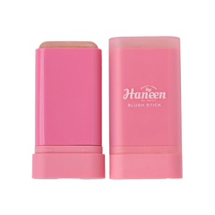 Pink blush stick with 'Haneen' branding on a white background