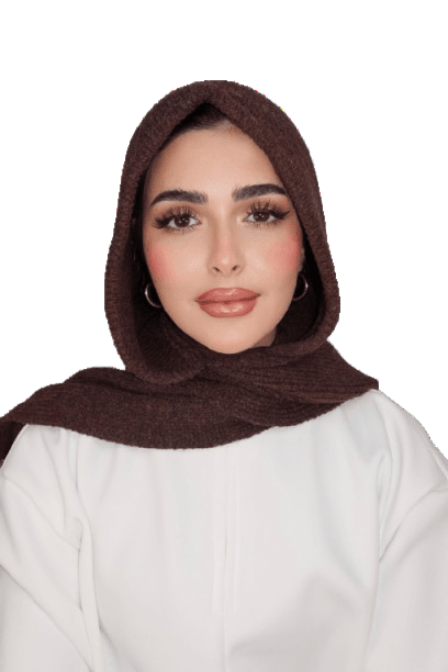 Brown Wool Winter Scarf