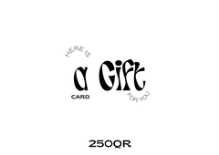 E- Gift card ( QR250/QR350/QR500) - Haneenalsaify