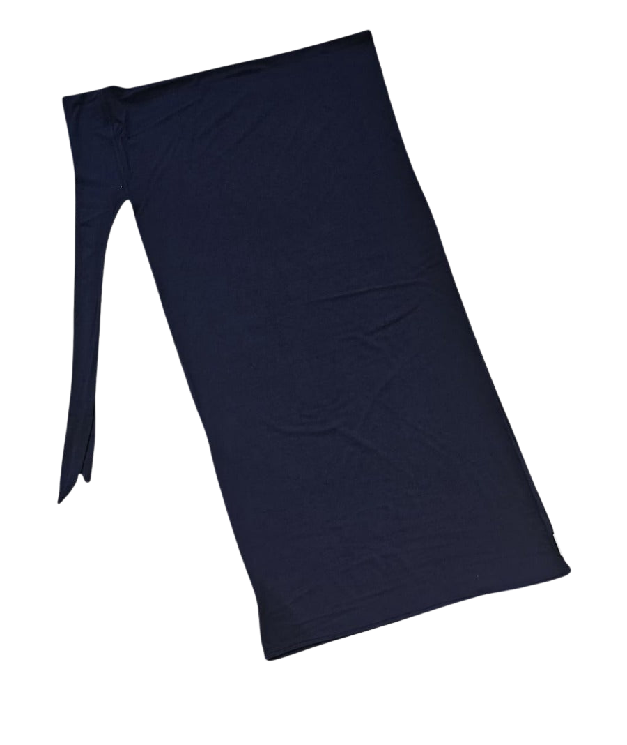 Navy Blue Cotton Scarf