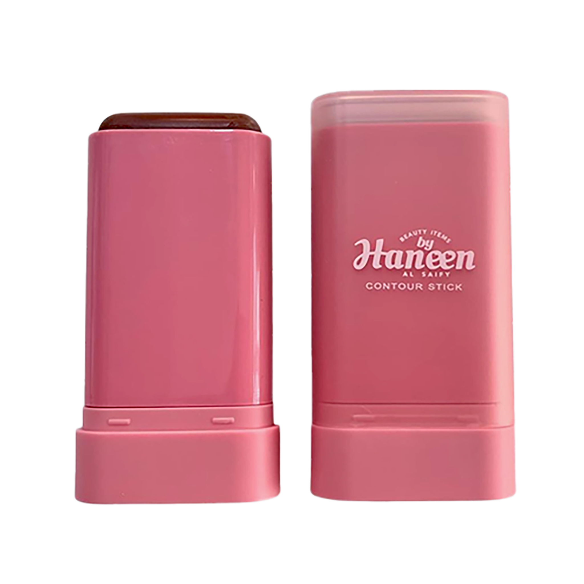 Pink contour stick with Hancen branding on a white background