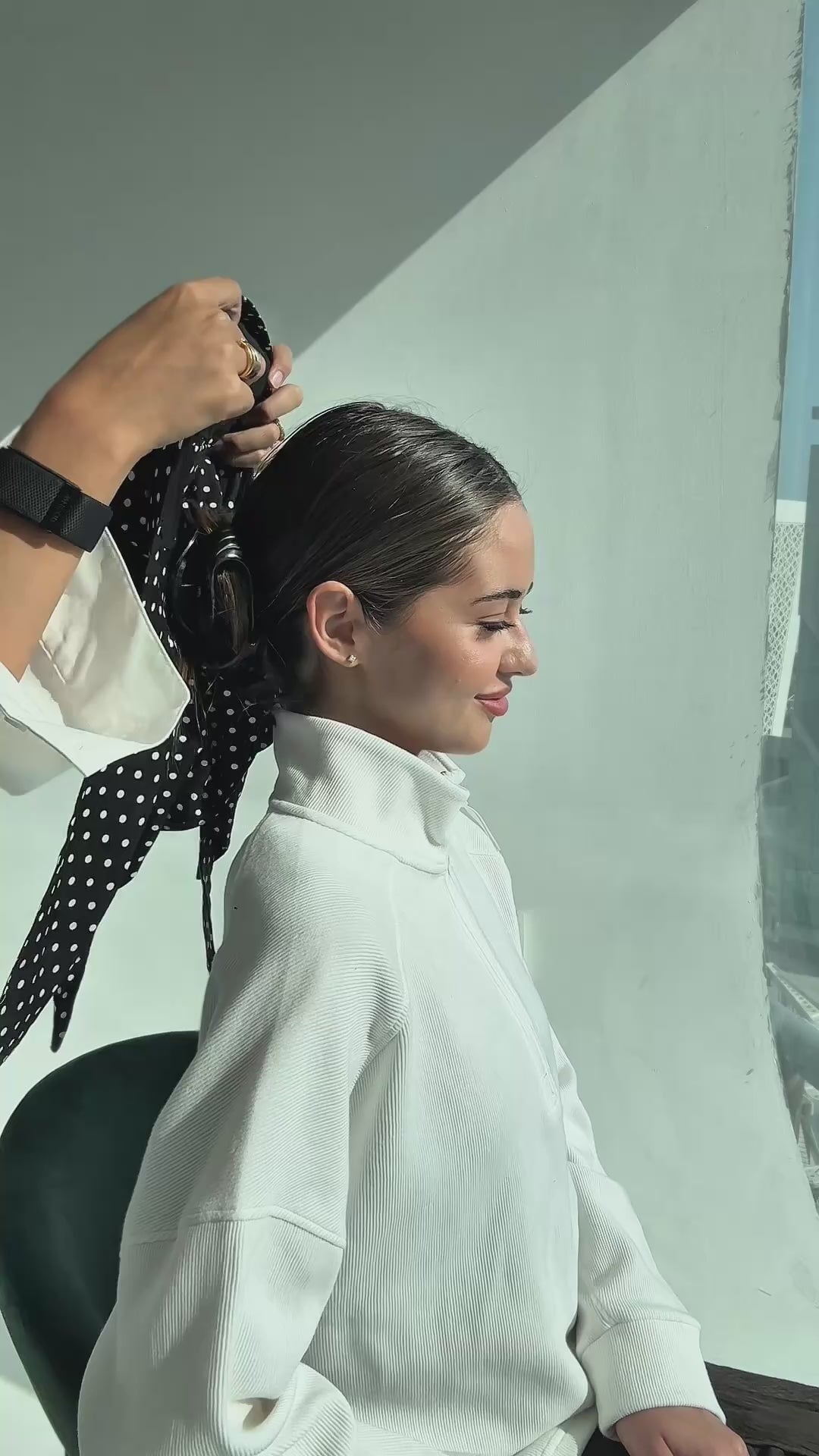 Load video: Polka Dot Cotton Turbans
